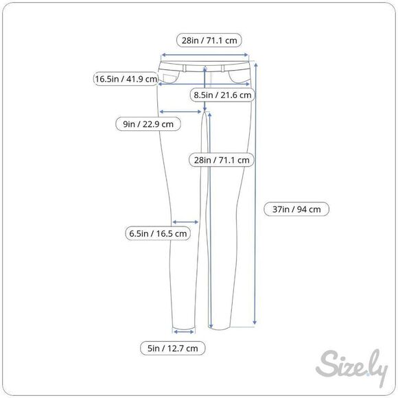 Just Black Women's Skinny Jeans Size 27 USA Dark Wash Black Denim 28x28 - Picture 2 of 9